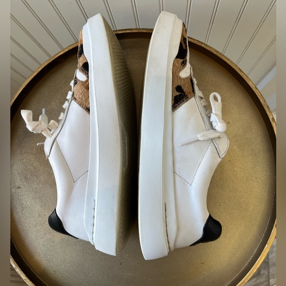 COLE HAAN GRANDPRO RALLY COURT SNEAKER | SIZE: 7 | WHITE LEATHER/CALF HAIR | EUC - Picture 7 of 9